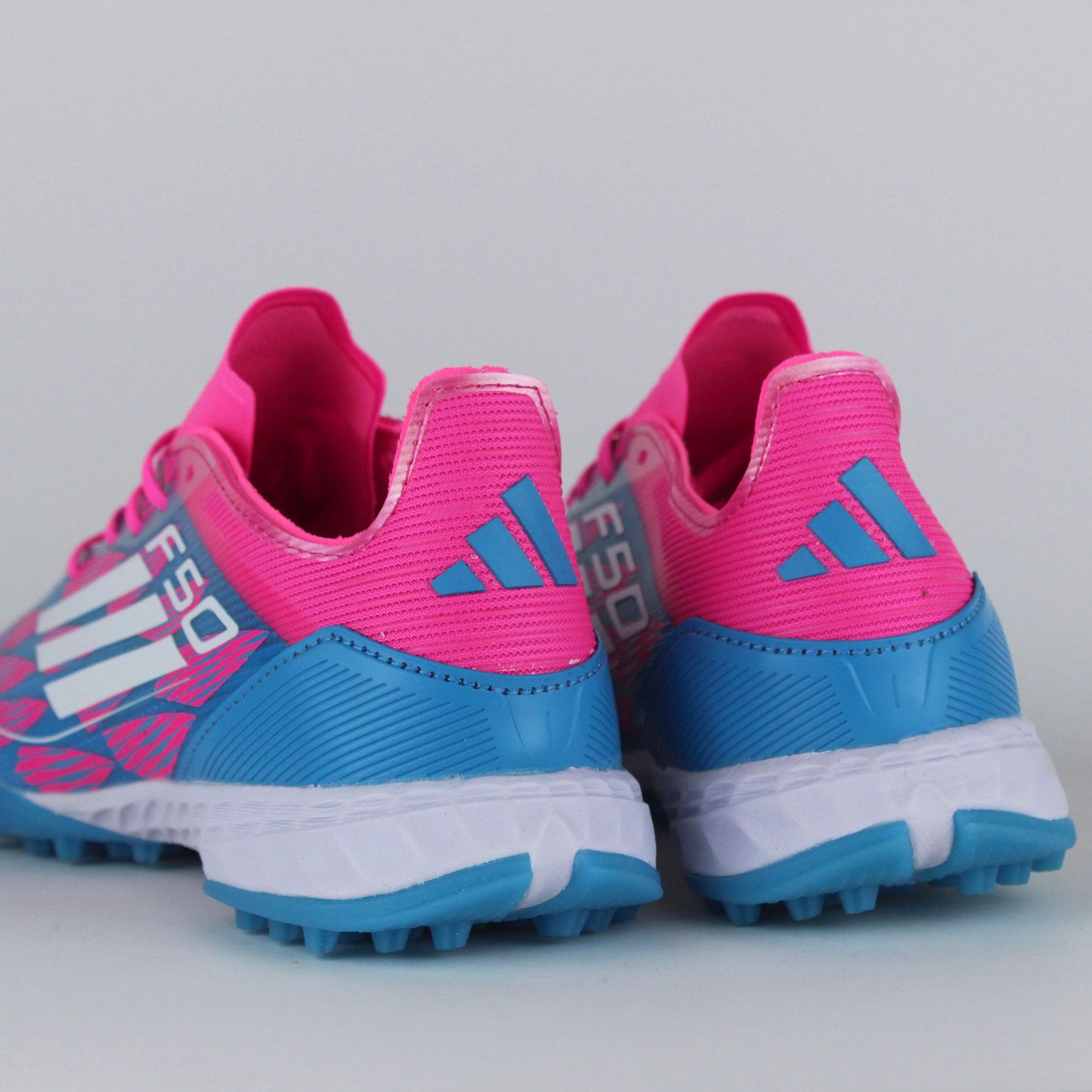 Turf Adidas F50 Laces (blue-pink)