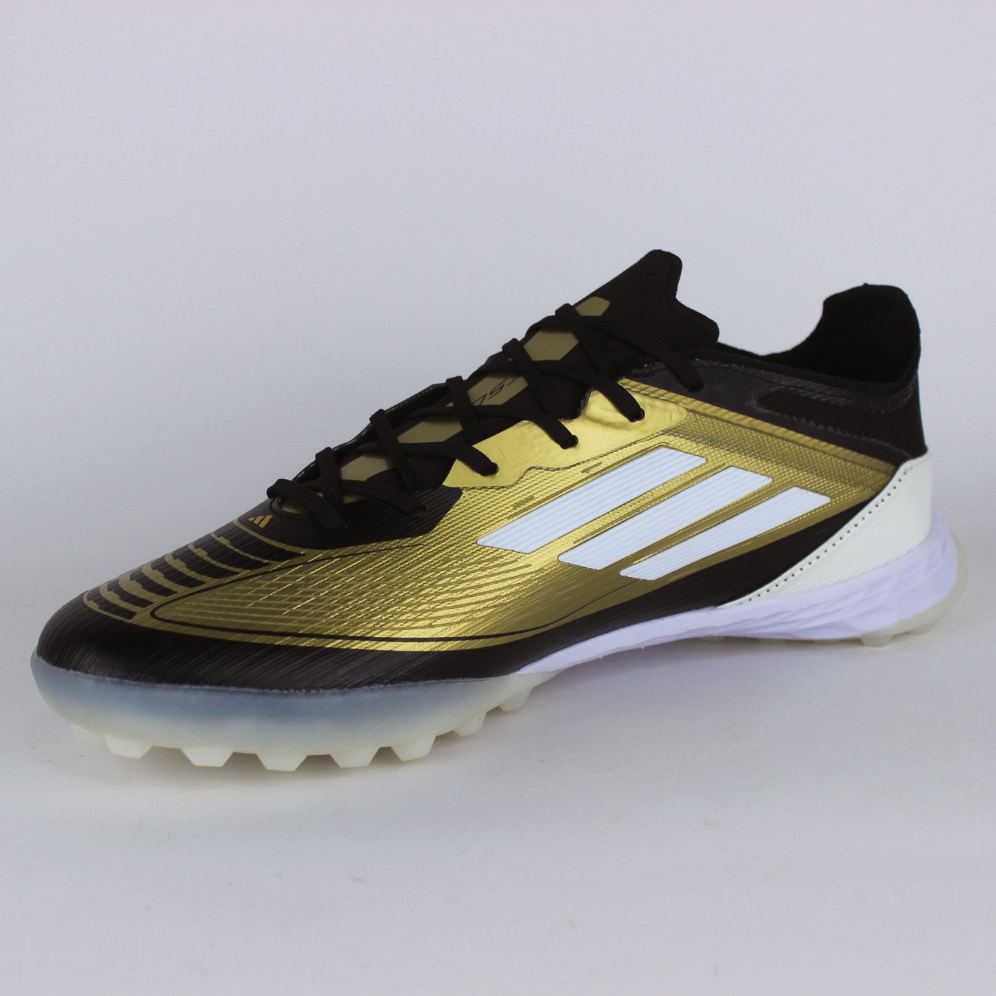 Turf Adidas F50 Laces (messi edition black-gold)