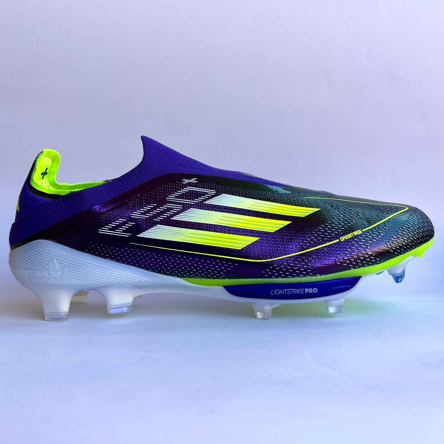 Adidas f50 light strike pro (lace less) purple