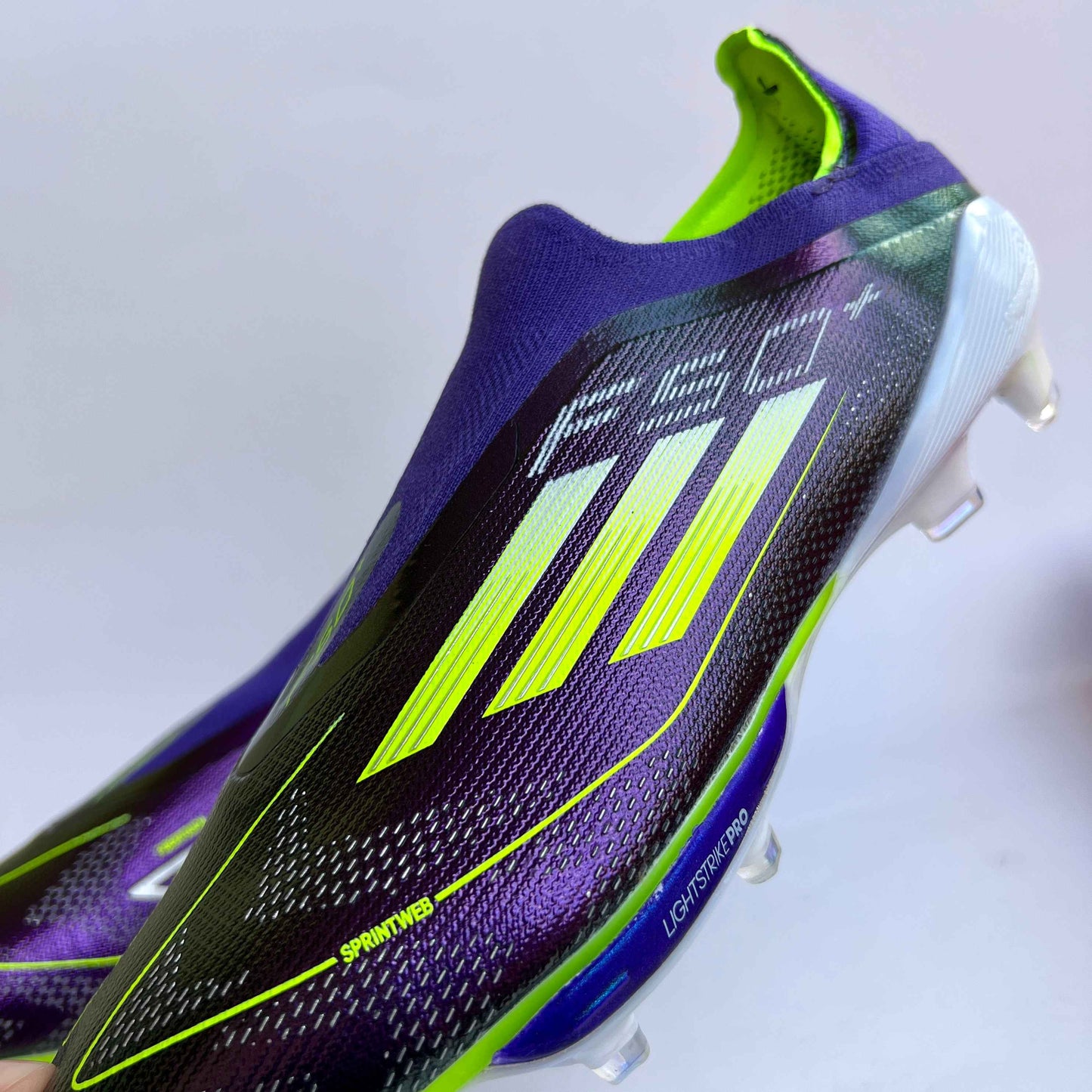 Adidas f50 light strike pro (lace less) purple
