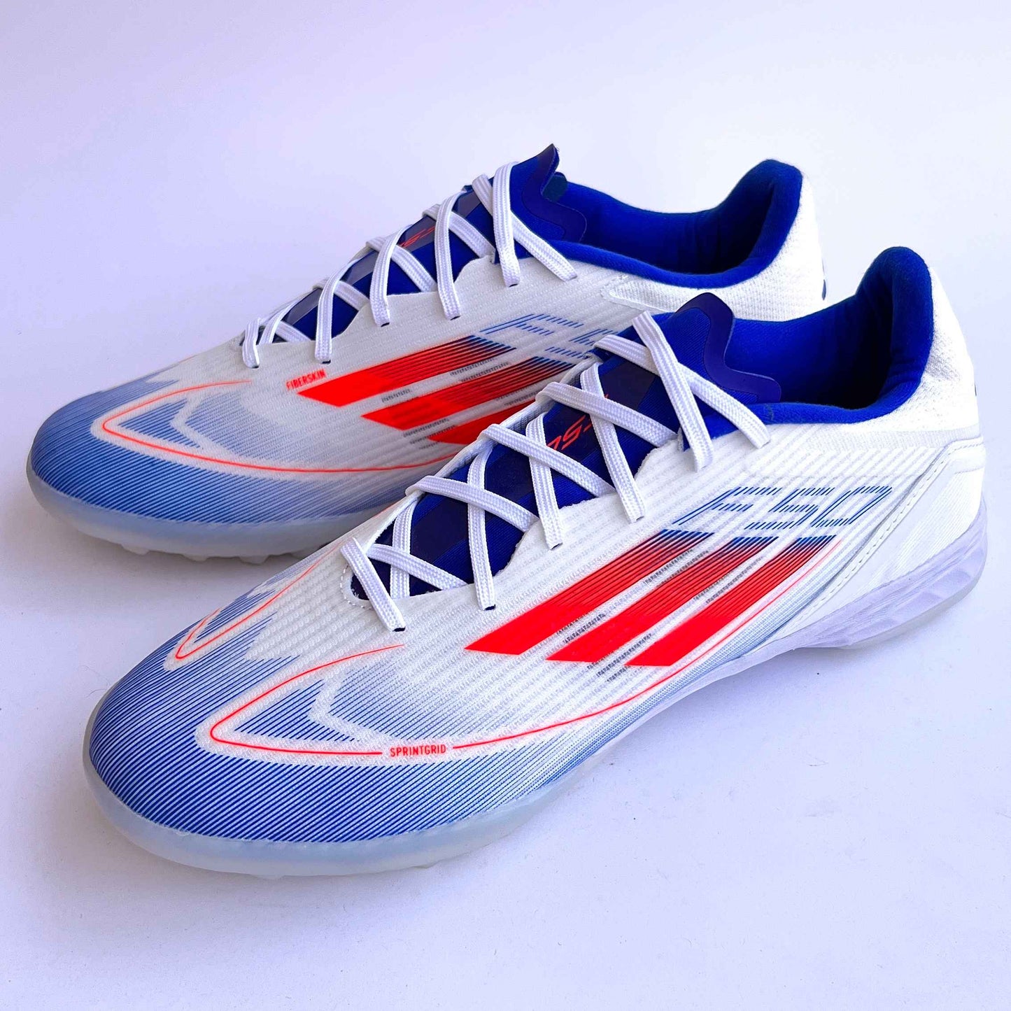 Turf.Adidas F50 Laces (white blue)