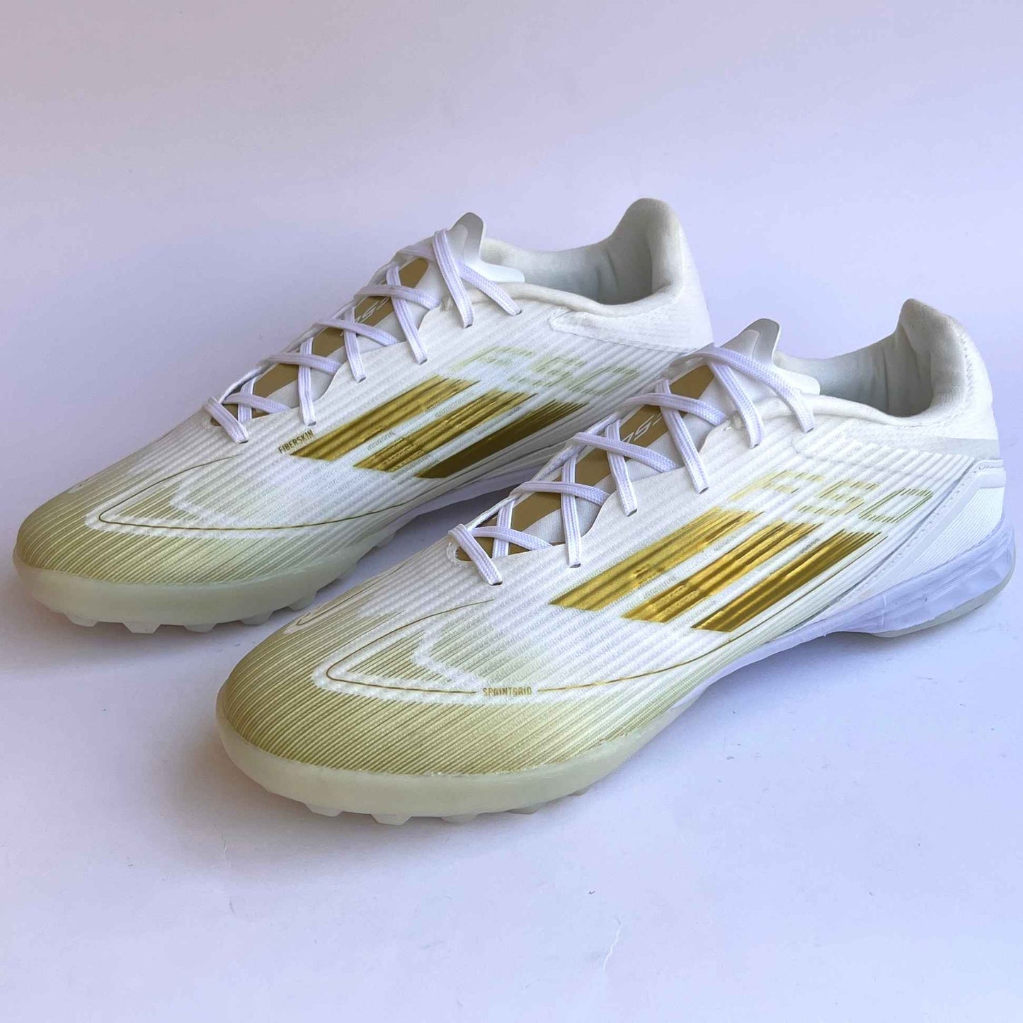 Turf.Adidas F50 Laces (white gold)