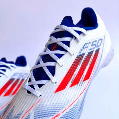 Turf.Adidas F50 Laces (white blue)